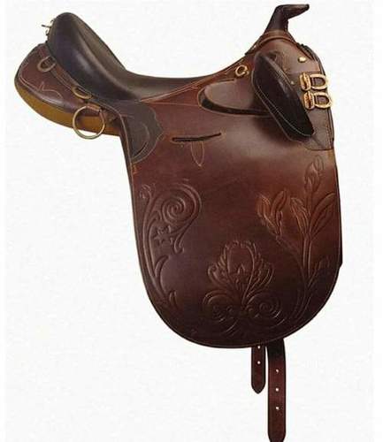 Brown Western Saddle Application: Horse Riding