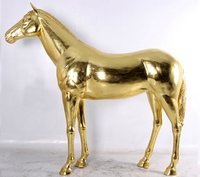 Vintage Brass Horse Figurine For Home Decor