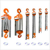 Chain Pulley Blocks - 5-20kg, Silver And Orange | Ideal For Lifting Platform Operations