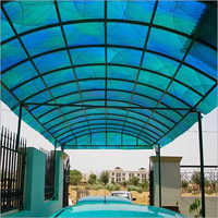 Colored Fiber Shed Application: Car Parking