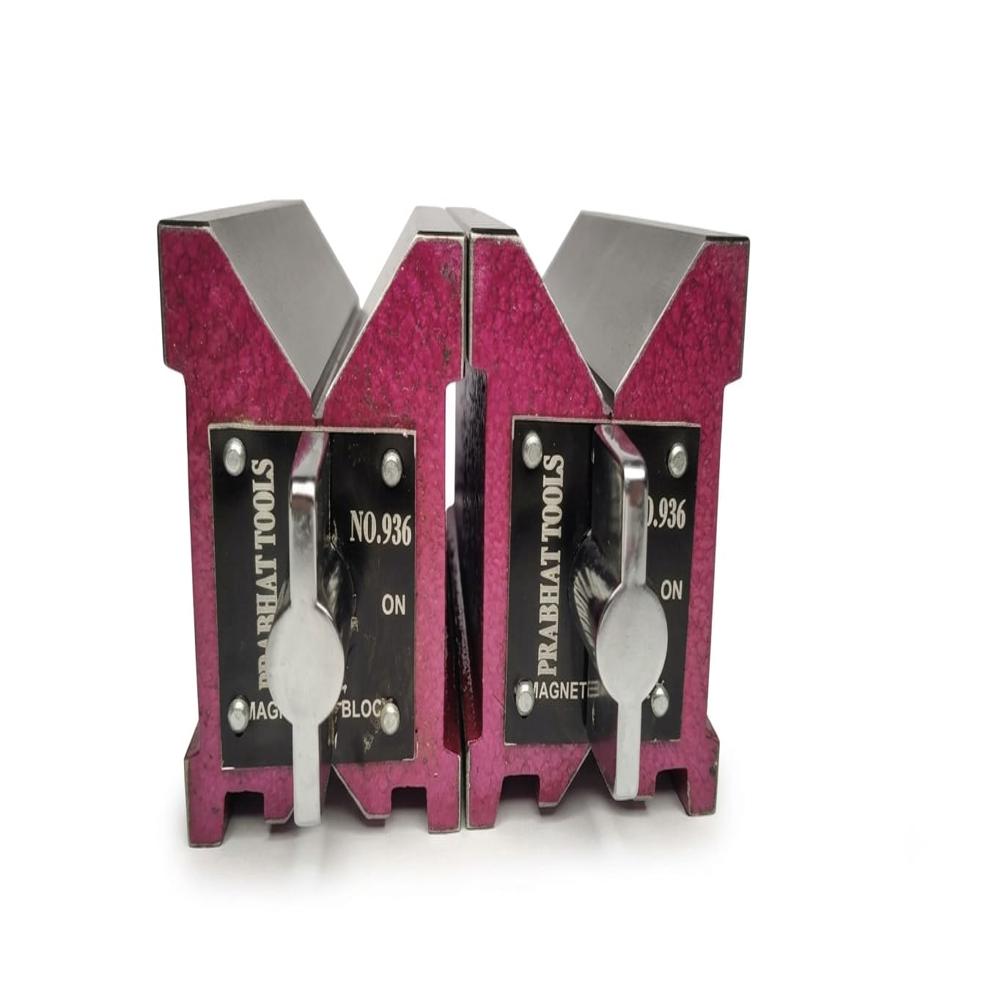 Grey Magnetic Vee Blocks