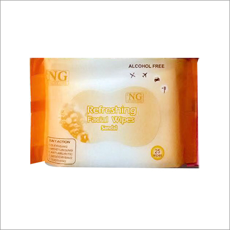 Sandal Refreshing Facial Wipe Age Group: Adults