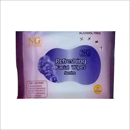 Jasmine Refreshing Facial Wipe