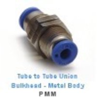 Tube to Tube Union Bulkhead - Metal Body