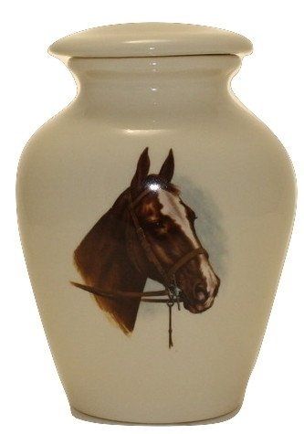 Horse Head Cremation Urn