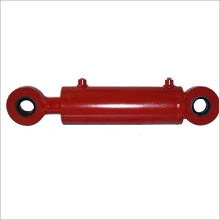Small Hydraulic Cylinder - Steel, 5-20 mm Stroke , Red Color, 200 Bar Pressure, Optimal Performance