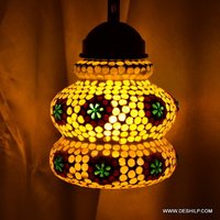 Two Ring Glass Wall Hanging Lamp