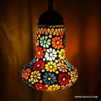 Turkish Mosaic Hanging Lamp Light Hand