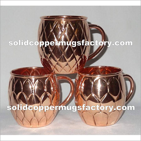 Embossed Copper Mule Mug
