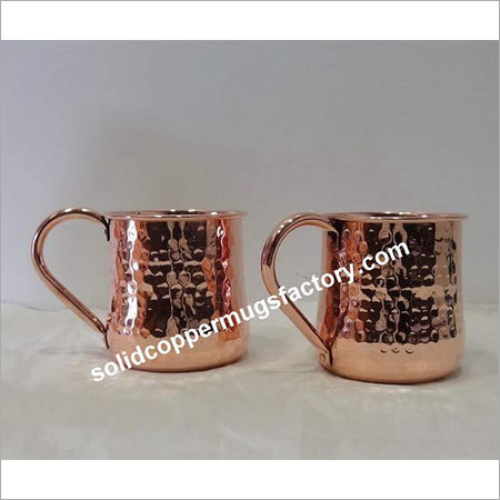 Metal Hammered Copper Mug