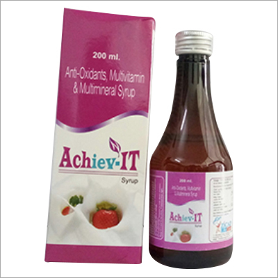 Antioxidants Multivitamin And Multimineral Syrup - 200 ml Liquid | Organic Antibiotic Medicine, Quality Tested, Ideal for Adults