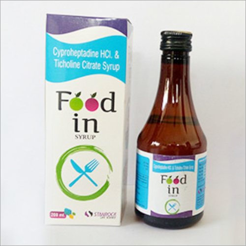 Cyproheptadine Hcl And Tricholine Citrate Syrup General Medicines