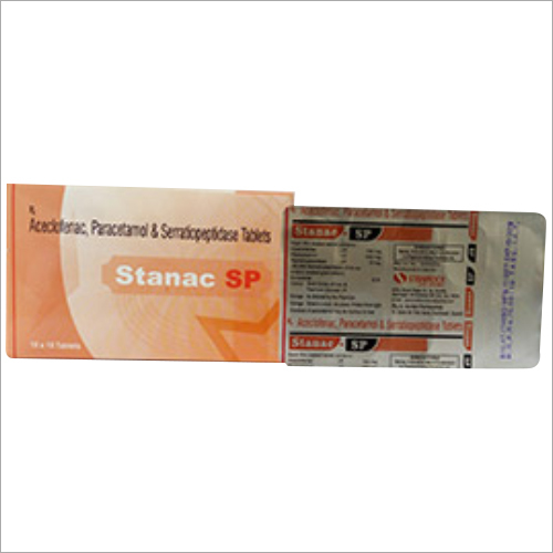 Aceclofenac Paracetamol Tablet General Medicines
