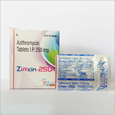 Azithromycin Tablets - 250 mg, Antibiotic Medicine for Strep Throat and Pneumonia, Targeted Action and Superior Effectiveness