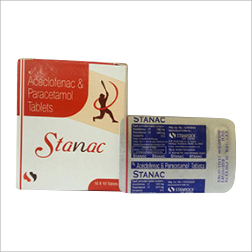 Aceclofenac And Paracetamol Tablets General Medicines