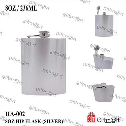 8 OZ Steel Hip Flask