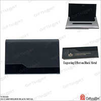 Leather Card Holder - Premium Leather, Compact Design , Sleek And Durable Storage For Business Cards