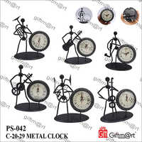 Black Metal Artistic Clock