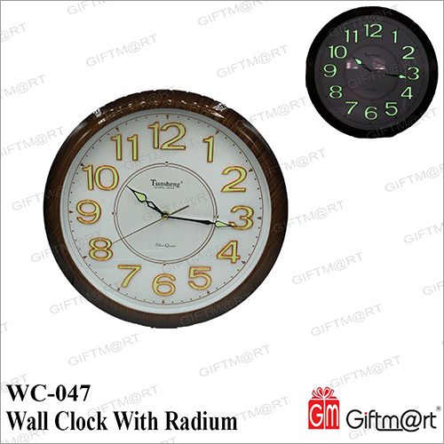 Wall Clock With Radium By GIFTMART