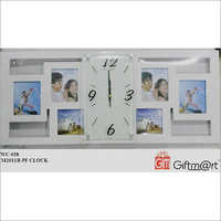 Picture Frame Clock - Elegant Wooden Design, 12x12 Inches, Stylish Timepiece With Sleek Finish