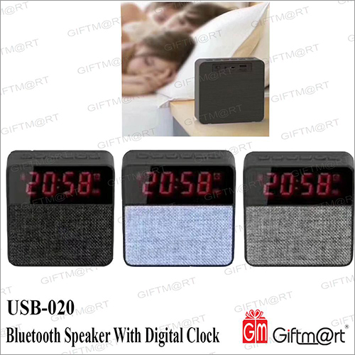 Bluetooth Speaker With Digital Clock