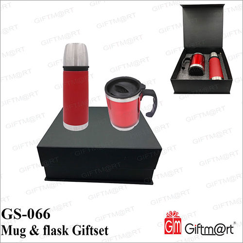 Double Wall Flask Gift Set