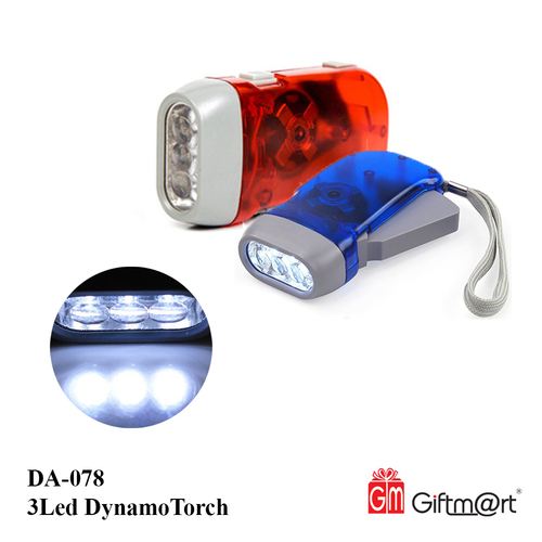 Hand Pressing Led Torch