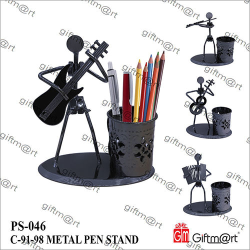 Black Metal Pen Holder