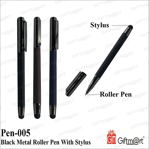 Metal Roller Pen with Stylus