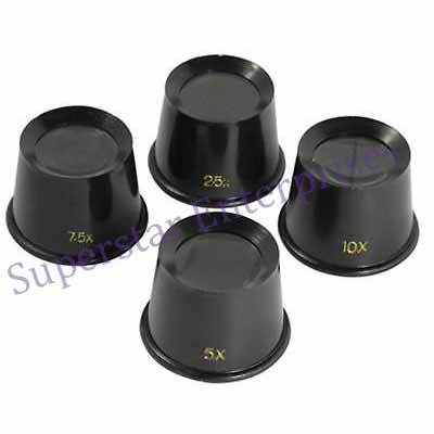 4pc Plastic Eye Loupe Set