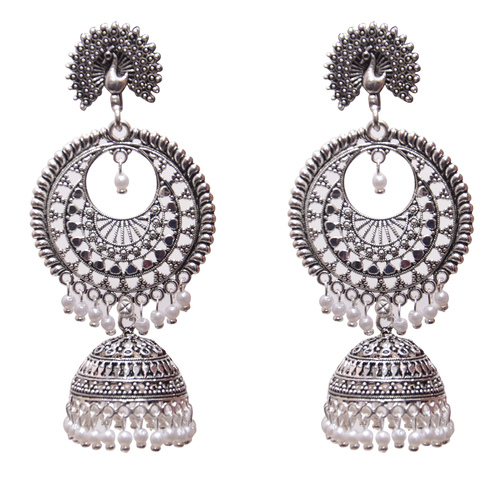 Antique Metal Dangle Earring