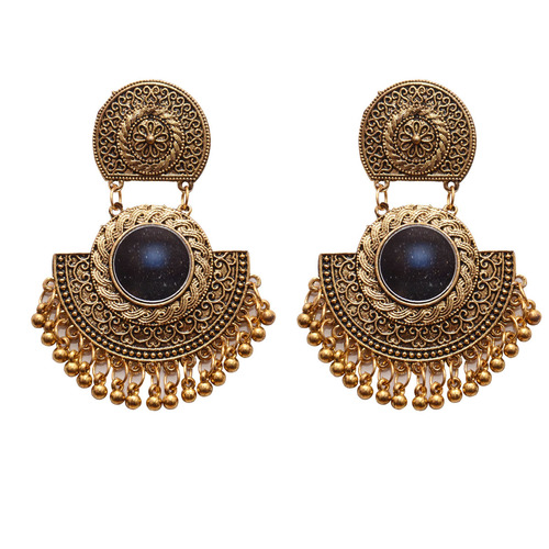 Black Metal Earrings