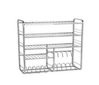 Kitchen Rack For Modular Kitchen In Stainless Steel 30x24 No Assembly Required