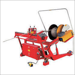 Cable Coiling Machine - Color: Red