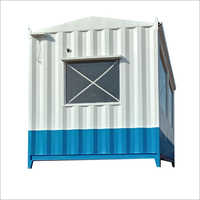 Prefabricated Office Cabins - Metal Corrugated Panels, Light Grey And Blue Finish | Anti-corrosive, Fully Ventilated, Easily Transportable