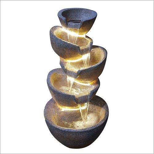 Multicolor 5 Bowl Water Fountain