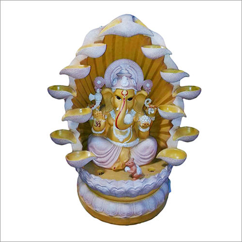 Multicolor Indoor Ganesha Water Fountain