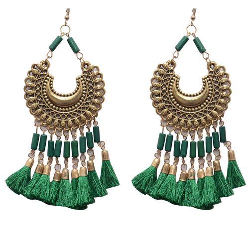 Green Metal Dangle