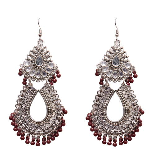 Antique Red Metal Dangle