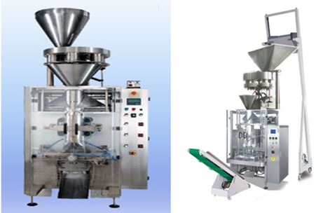 Automatic Vffs Machine With Volume Metric Cup Filler For Powder Packing