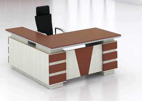 Office Table Desk L Wood