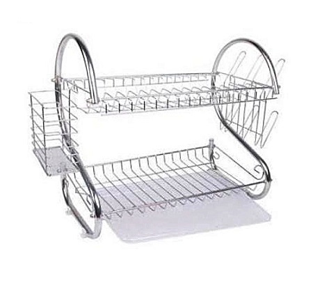 Corporate Overseas Steel 3 Tier Shoe Rack Silver