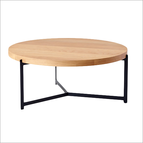 Wooden Round Coffee Table