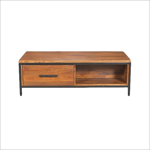 Wooden Coffee Table With Drawer