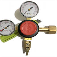 Taprite Co2 Regulator - Brass Material, Golden & Red Finish | Automatic Functionality, Low Maintenance, Long Service Life