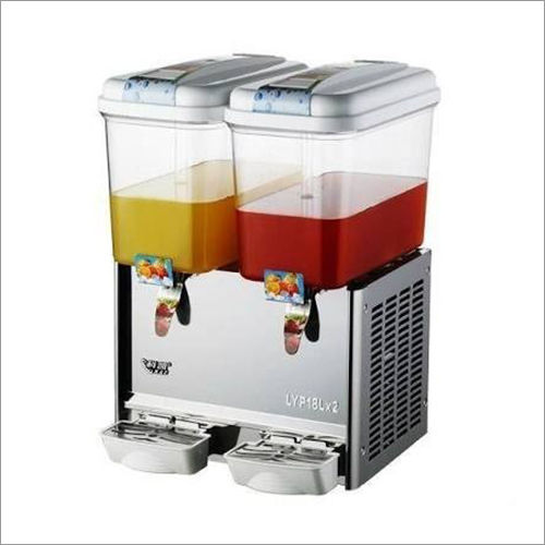 White 2 Flavour Juice Dispenser Machine