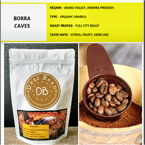 Organic Arabica Coffee - Full City Roast, Citrus and Fruity Flavor with Herb-like Notes, Blended for Optimal Freshness