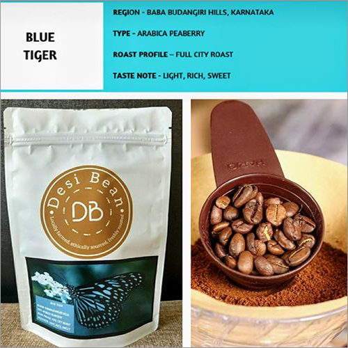 Chikmagalur Coffee Beans - Arabica Peaberry Blend | Sweet, Rich Taste with Nutty Texture, Packed with Health Benefits