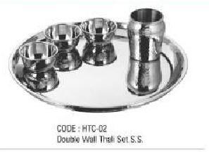 Double Wall Thali Set S.S