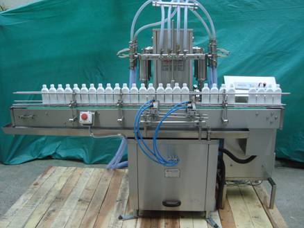 Automatic Volumetric 4 Head Hair Oil Filling Machine